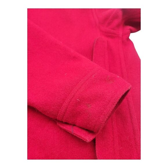 Vtg Filson Jacket Women 16 Red Scarlet Cruiser Wool Gorpcore Preppy Made USA - Picture 9 of 14